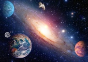 Astrology astronomy Earth Moon Space Big Bang Solar System Planet creation. Elements of this Image - furnished by NASA *