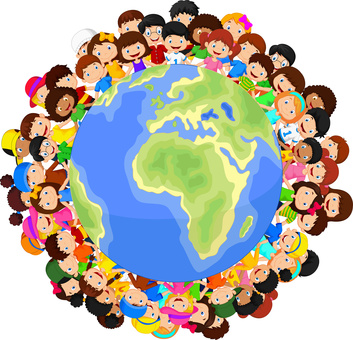 Multicultural - Children - Planet Earth - 1 -